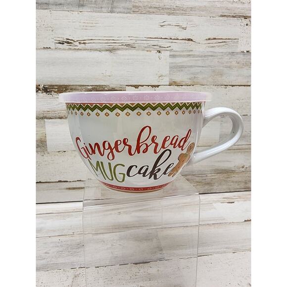 Pier 1 Gingerbread Mug Cake Soup Bowl - Picture 1 of 5